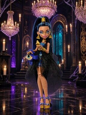 🦥●Monster High Cleo De Nile Doll in Monster Ball Party Dress